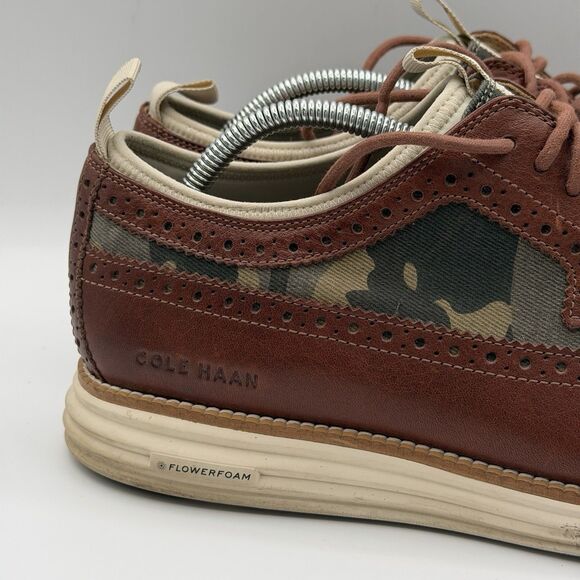 Cole Haan Original Grand Longwing Neoprene Dress Shoes Men’s 10.5 M Oxford Camo main image 5